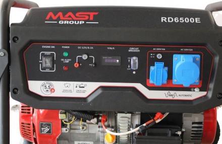 
Бензиновый генератор MAST GROUP RD6500E. . фото 3