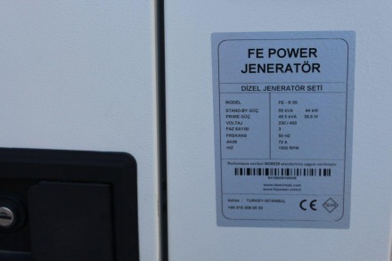 
Дизельный генератор FE POWER FE-R 55 KVA. . фото 6
