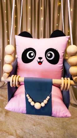 Подвесная качеля Pіnk panda, качели для детей. Львов. фото 1 Подвесная качеля Pіnk panda, качели для детей. Львов. фото 1