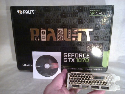 Видеокарта NVIDIA Palit GeForce GTX 1070 Dual 8 GB.Пломба
Отвечаю только по тел. . фото 3
