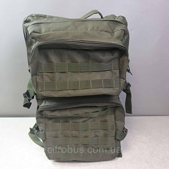 Тактичний рюкзак M-Tac Assault Pack 20 л
Основний матеріал — 100% поліестер. З в. . фото 3
