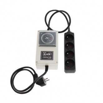 LUMii BLACK Contactor Timer таймер на 4 розетки. Харьков. фото 1 LUMii BLACK Contactor Timer таймер на 4 розетки. Харьков. фото 1