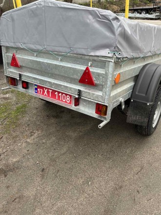 Оцинкований причіп від виробника 200х130х40. Тент у подарунок!. Великий Бичків. фото 1 Оцинкований причіп від виробника 200х130х40. Тент у подарунок!. Великий Бичків. фото 1