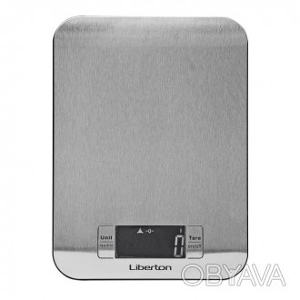 Кухонные весы с сенсорным управлением LIBERTON LKS-0712
 Весы кухонные электронн. . фото 1