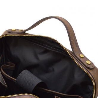 Шкіряний рюкзак для ноутбука 14" RC-1239-4lx TARWA коричнева crazy horse від укр. . фото 9