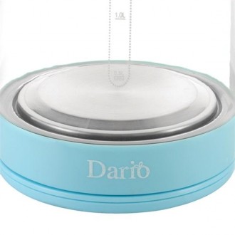 Электрочайник 1,8л стеклянный DARIO DR1802 BLUE
 Погрузитесь в мир уюта и элеган. . фото 6