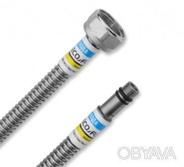 Шланг для смесителя НЖ M10-1/2" 60см ECO-FLEX. . фото 1