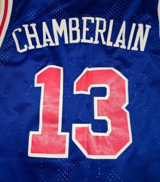 Баскетбольная майка Adidas NBA Philadelphia 76yers, Chamberlain, размер-М, длина. . фото 7