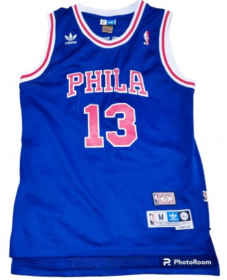 Баскетбольная майка Adidas NBA Philadelphia 76yers, Chamberlain, размер-М, длина. . фото 3