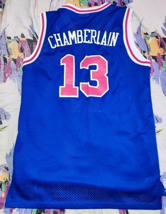 Баскетбольная майка Adidas NBA Philadelphia 76yers, Chamberlain, размер-М, длина. . фото 5