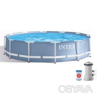 
Каркасный бассейн круглый от производителя Intex Преимуществом данной серии кар. . фото 1