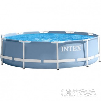 
Сборный каркасный бассейн серии Intex Prism Frame прямоугольной формы. Запатент. . фото 1
