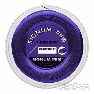 
Теннисные струны Signum Pro Thunderstorm - новая десятиугольная скрученная стру. . фото 1
