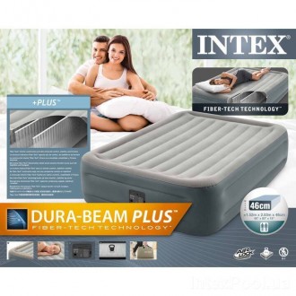 
Комплектація товару У комплект надувного ліжка Intex 64126 входить: вбудований . . фото 5