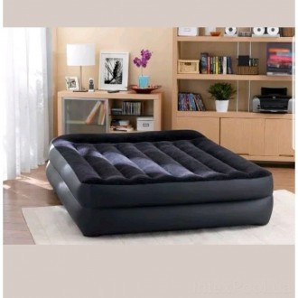 
Високе двоспальне надувне ліжко Intex 64124 Популярна модель надувного ліжка се. . фото 6