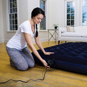 
Напівтороспальний надувний матрац серії Flocked Air Bed виготовлений за техноло. . фото 4