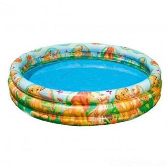 
Яскравий дитячий надувний басейн Intex 58420 в оформленні стилізований діснеївс. . фото 4