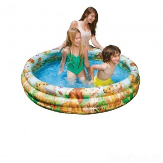 
Яскравий дитячий надувний басейн Intex 58420 в оформленні стилізований діснеївс. . фото 2