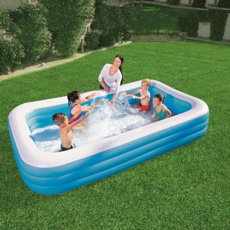 
У надувному басейні Bestway 54009 можуть купатися як діти від чотирьох років, т. . фото 3