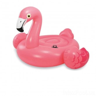 
Надувний плотик Фламінго Intex 57558 (Flamingo Ride-On) подарує масу позитивних. . фото 2