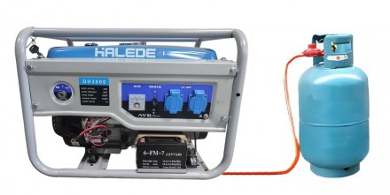 
Генератор Halede DH3800, 3 кВт Газ Бензин з електростартером та газовим редукто. . фото 8