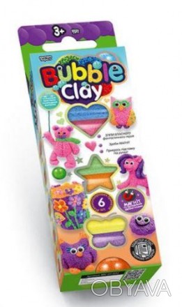 Набір для креативної творчості "BUBBLE CLAY". Це Шарикови пластилін, покращеною . . фото 1