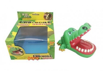 Игра "Крокодил-кусачка". Задача игроков поочередно нажимать на один из зубов кро. . фото 3