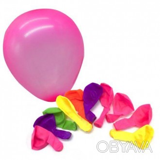 Разноцветные воздушные шарики диаметром 23 см. В упаковке есть 10 шариков.
Упако. . фото 1