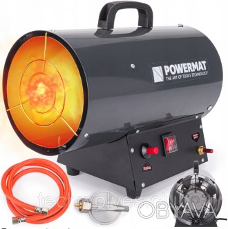 Газовий нагрівач Powermat PM1029 15 кВт
Технічні характеристики:
Модель: Powerma. . фото 1