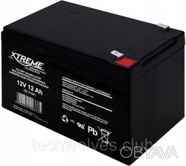 Акумулятор Xtreme 12V 12Ah (Польща)
Гелева батарея, що не потребує обслуговуванн. . фото 1