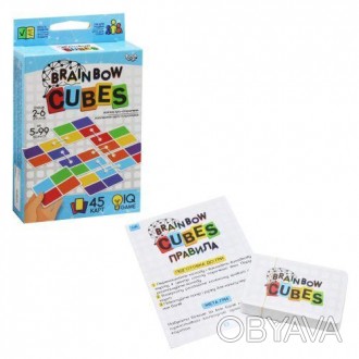 Логічна гра-стратегія "Brainbow Cubes" призначена для 2-6 гравців, віком від 5-т. . фото 1