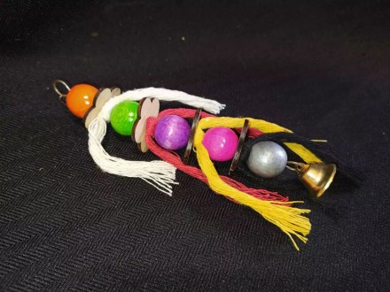  Игрушка для птиц LT-2710 Игрушка для грызунов с цветными колокольчиком, имеет к. . фото 3
