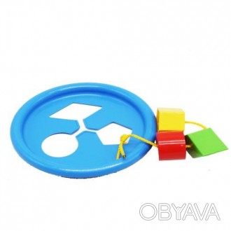 Розвиваюча іграшка "Логічне кільце" грати з якою маляті буде весело та пізнаваль. . фото 1