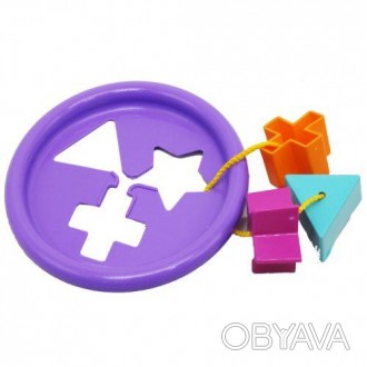 Розвиваюча іграшка "Логічне кільце" грати з якою маляті буде весело та пізнаваль. . фото 1