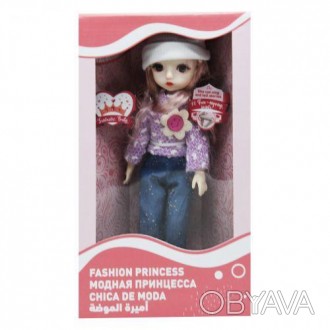 Лялька шарнірна "Fashion Princess" буде гарним подарунком дитині. Лялька в гарно. . фото 1