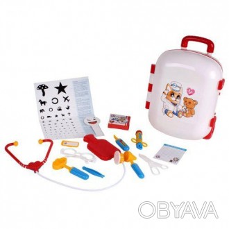 Детский игрушечный набор "маленький врач" поможет вашему ребенку окунутся в мир . . фото 1