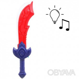 Цікавий пластиковий меч. Іграшка оснащена звуковими та світловими ефектами – сві. . фото 1