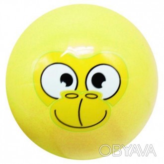 Яркий резиновый мячик с интересным рисунком будет хорошим подарком ребёнку. Диам. . фото 1
