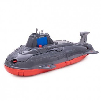 Пластиковая модель подводной лодки понравится фанатам военной тематики. Игрушка . . фото 2
