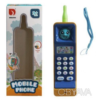 Іграшка для малюків у вигляді яскравого телефону. Кнопочки та екран підсвічуютьс. . фото 1