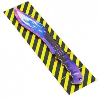 Нож сувенирный "Кукри". Материал: фанера. Длина ножа - 28 см, ширина ручки - 2,5. . фото 3