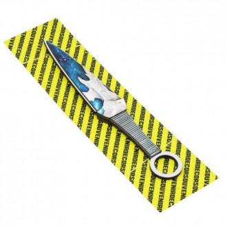 Нож сувенирный "КУНАЙ AUGUSTITE". Материал: фанера. Длина ножа - 24 см, ширина р. . фото 3
