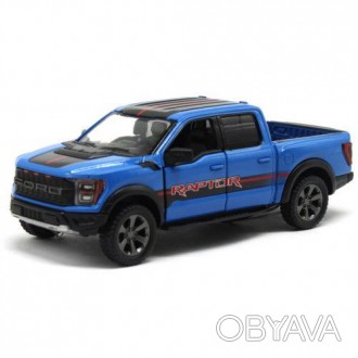 Машинка KINSMART "Ford F-150 Raptor". Игрушка металлическая, инерционная, открыв. . фото 1