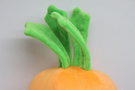 Оригінальна іграшка-обіймашка у вигляді моркви з милою мордочкою. Іграшка дуже м. . фото 5