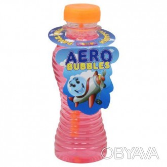Мыльные пузыри "Aero", объем - 300 мл. Представлены в прозрачной рельефной бутыл. . фото 1