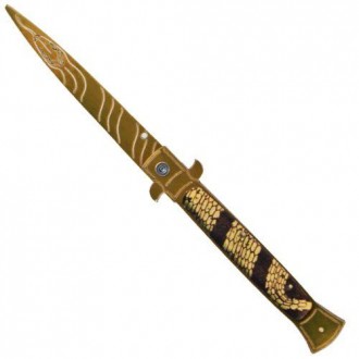 Нож сувенирный "SO-2 Стилет". Материал: фанера. Длина ножа - 26 см, ширина ручки. . фото 2