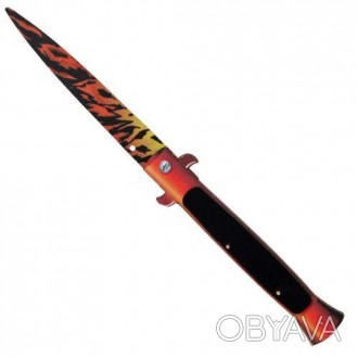 Нож сувенирный "SO-2 Стилет". Материал: фанера. Длина ножа - 26 см, ширина ручки. . фото 1