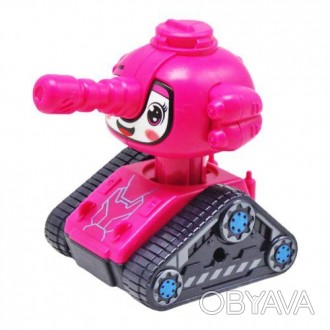 Оригінальна заводна іграшка у вигляді милого танку із кумедним личком. Особливіс. . фото 1