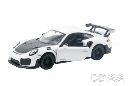 Машина KINSMART "Porsche 911 GT2 RS". Металевий, інерційний, відкриваються двері. . фото 1