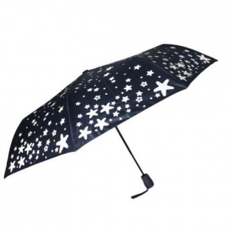 Велика автоматична парасолька з гарним малюнком, який змінює колір при контакті . . фото 2